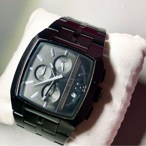 Diesel Black Stainless Steel Chronograph Analog Watch